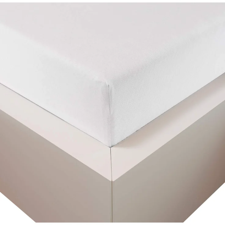 Traumschloss Premium Plus Edel-Jersey Spannbettlaken weiß 180-200x200-220