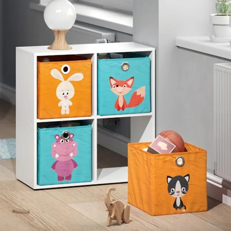 Faltbox Orange/Blau 30 x 30 cm 2er Set Vicco – Bild 6