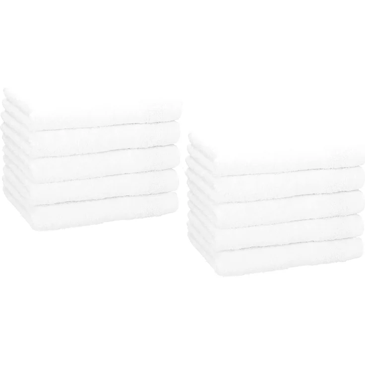 Betz Gästehandtücher 10 tlg. Gästehandtücher-Set PREMIUM 100 % Baumwolle 30x50cm, 100% Baumwolle (10-St)