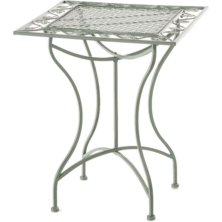CLP Eisentisch Asina 60 x 60 cm,antik-grün
