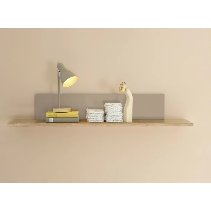 Wandboard >HILDA< in Kaschmir / Mauvella Oak Dekor - 120x20x19cm (BxHxT) – Bild 3