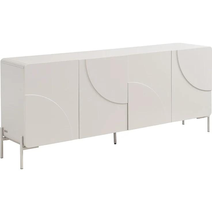 Vente-unique - Sideboard mit 4 Türen aus MDF – Beige – ZELINARO – Bild 4