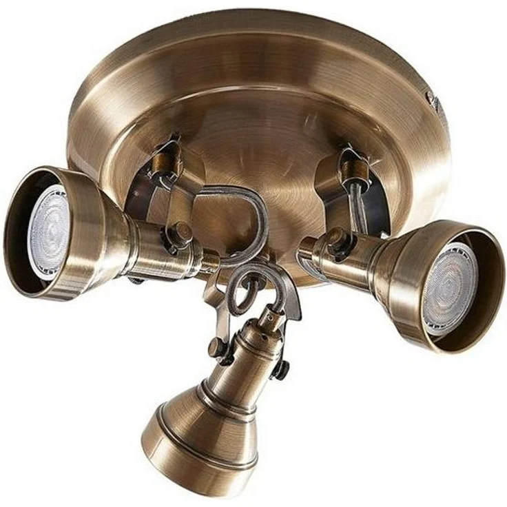 Lindby Deckenleuchten Perseas, Metall, Bronze IP20, 3x5 W LED – Bild 4