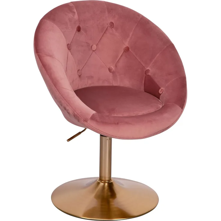 Wohnling Loungesessel WOHNLING, Samt rosa