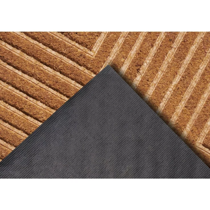 HANSE Home Fußmatte Mix Mats Kokos Geometric, Türmatte, rechteckig, Höhe: 15 mm, Strapazierfähig, pflegeleicht, robust, wetterfest, UV-beständig – Bild 2