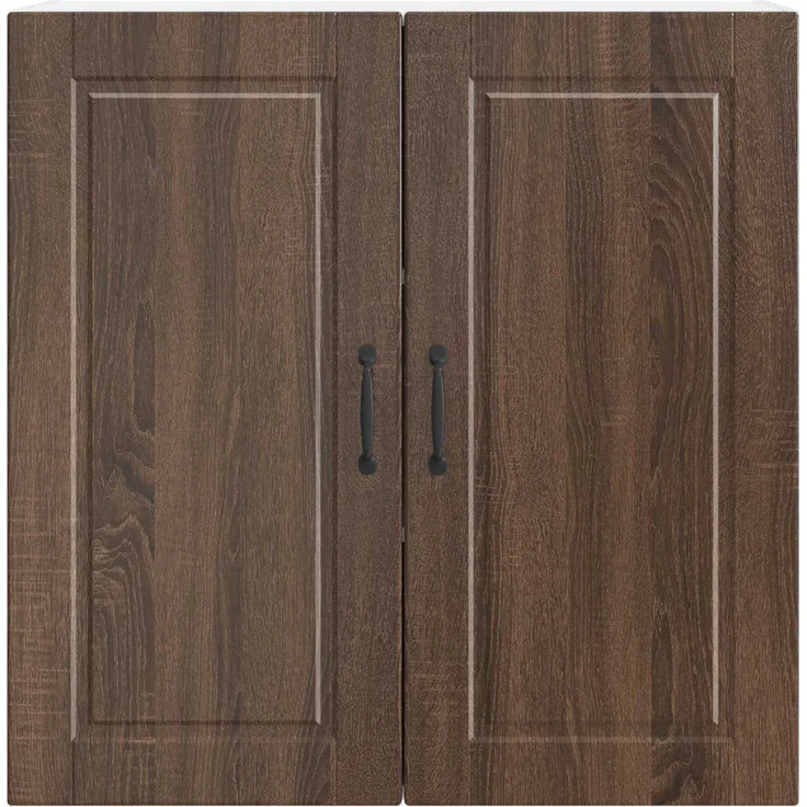 vidaXL Wandschrank PORTO Braun Eichen-Optik 80 x 31 x 80 cm 885412 – Bild 6