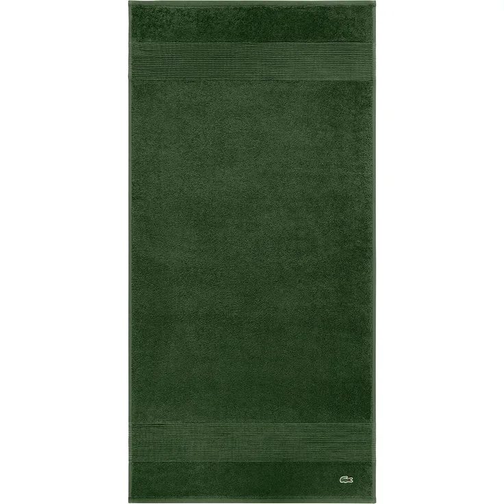 LACOSTE Duschtuch - LLECROCO, Handtuch, Bio-Baumwolle Grün 70x140 cm