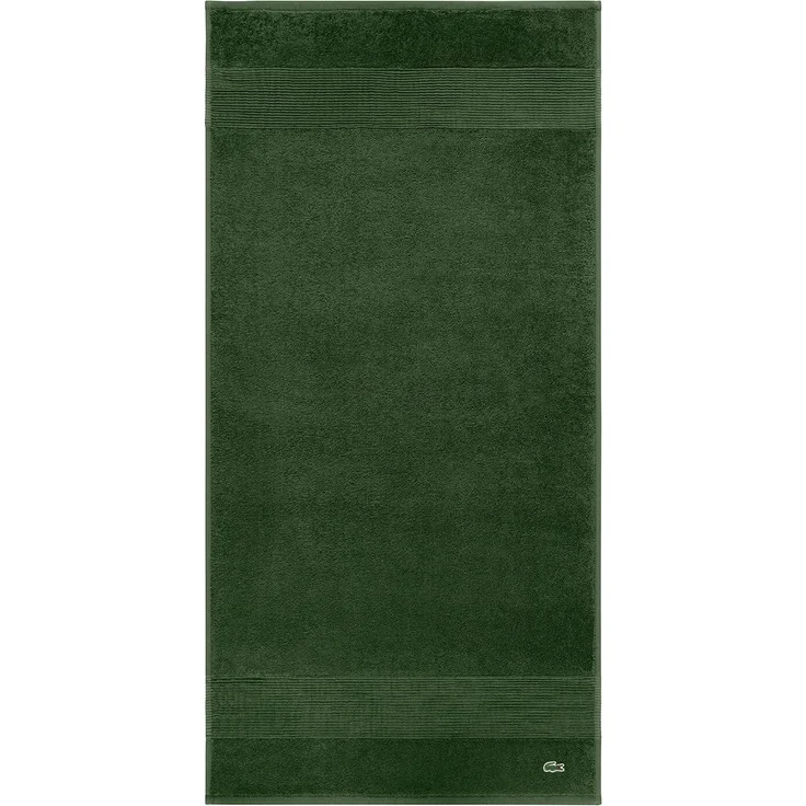 LACOSTE Duschtuch - LLECROCO, Handtuch, Bio-Baumwolle Grün 70x140 cm
