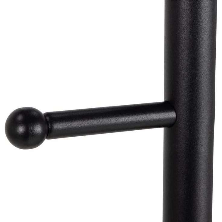 ebuy24 Garderobenhalter Aspen Garderobenständer wandhängend schwarz. – Bild 2