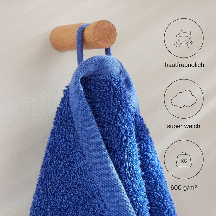 s.Oliver Duschtuch s.Oliver, Premium Qualität, 600 gr/m², auch als Sets erhältlich, Walkfrottier (1-St), große Farbauswahl, auch als Handtuch, Waschhandschuh, Gästetuch – Bild 3