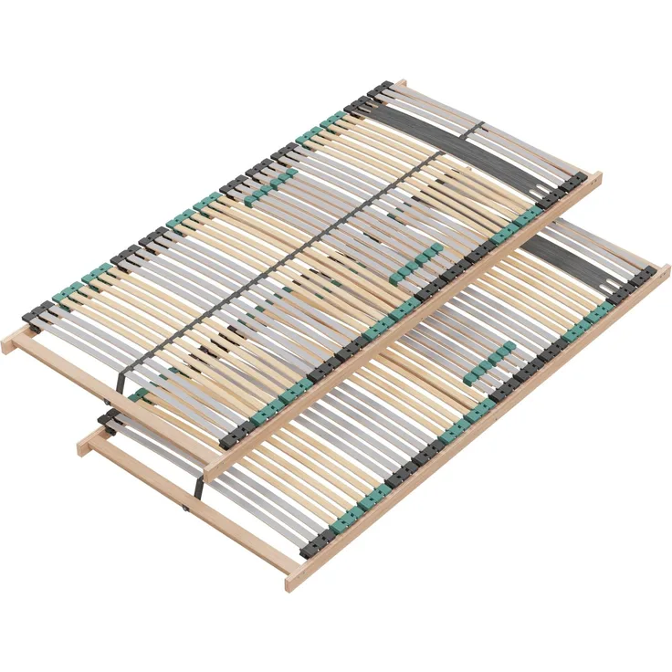 Sleepneo Lattenrost 200x200 Premium Strong bis 200Kg, 7-Zonen-Lattenrost mit 42 Latten, Made in Germany, extra stabil aus Buchenholz