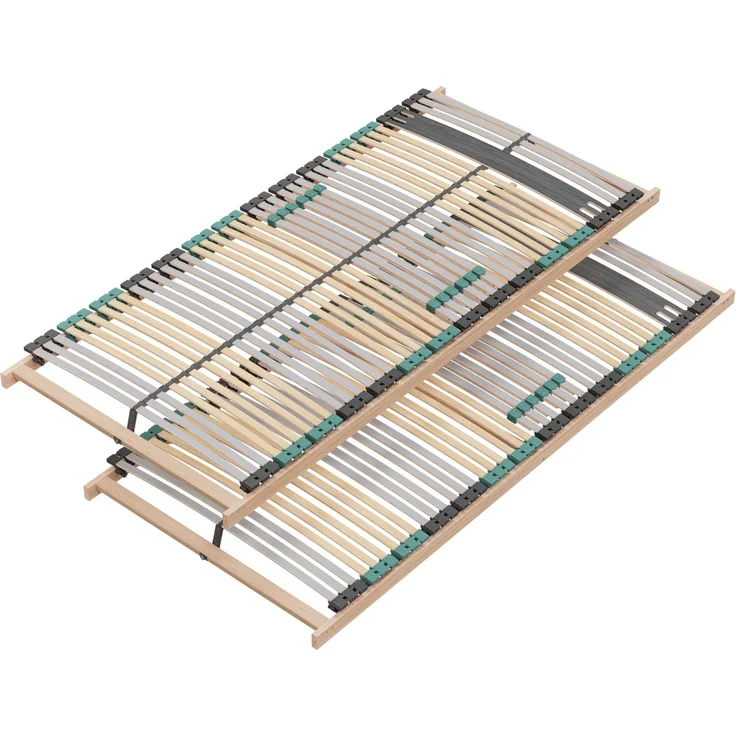 Sleepneo Lattenrost 200x200 Premium Strong bis 200Kg, 7-Zonen-Lattenrost mit 42 Latten, Made in Germany, extra stabil aus Buchenholz