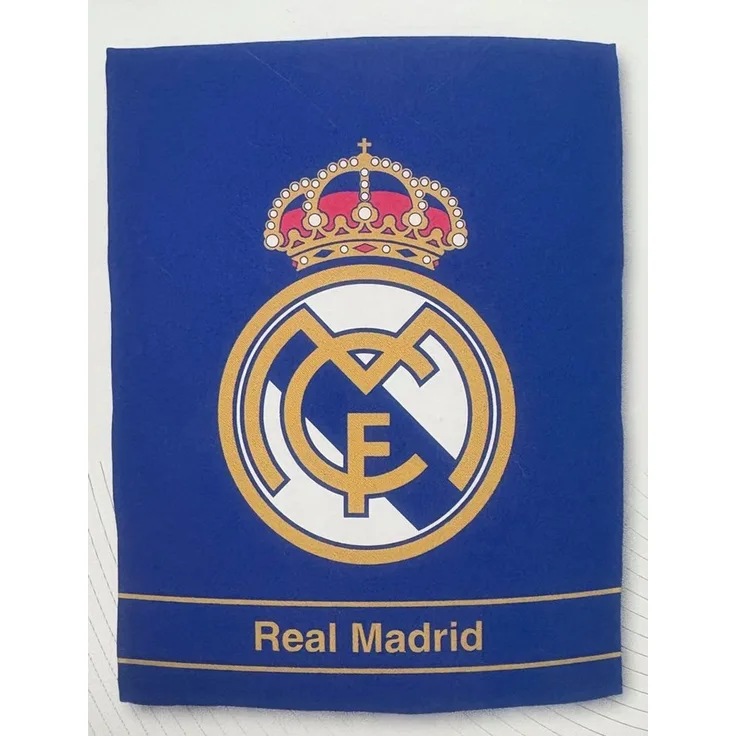 Wohndecke Real Madrid Coral Fleecedecke Kuscheldecke 130x160 cm, Real Madrid