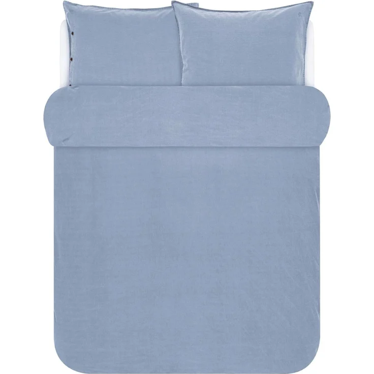 Marc O'Polo Senja Blau Bettwäsche 200x220 cm + 2x 80x80 cm – Bild 1