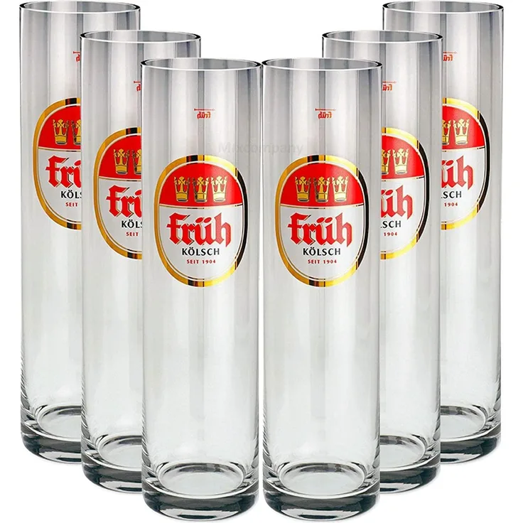 Früh Kölsch Bierglas - 6x Früh Kölsch Gläser Biergläser 0,3L