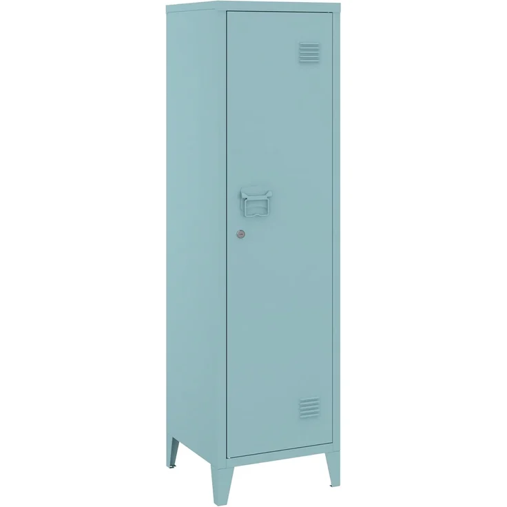 Einzelspind Kurikka 137x38x38 cm Graublau [en. casa] – Bild 6