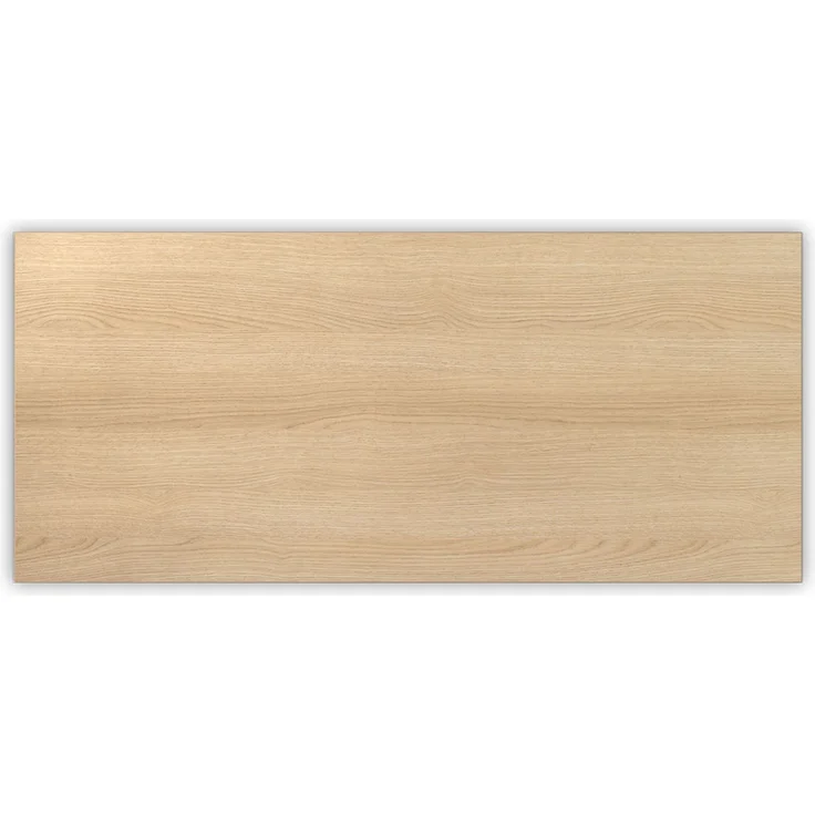 bümö Tischplatte 180x80 cm in Eiche, Schreibtischplatte aus Holz, Holzplatte, Spanplatte kratzfest beschichtet, ABS-Kante, 120 kg Tragkraft für DIY Homeoffice Schreibtisch & mehr, PL-19-E