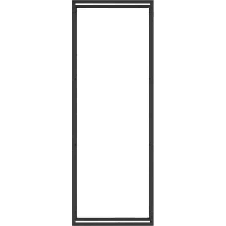 vidaXL Brennholzregal Mattschwarz 80 x 28 x 222 cm Stahl 350309 – Bild 3