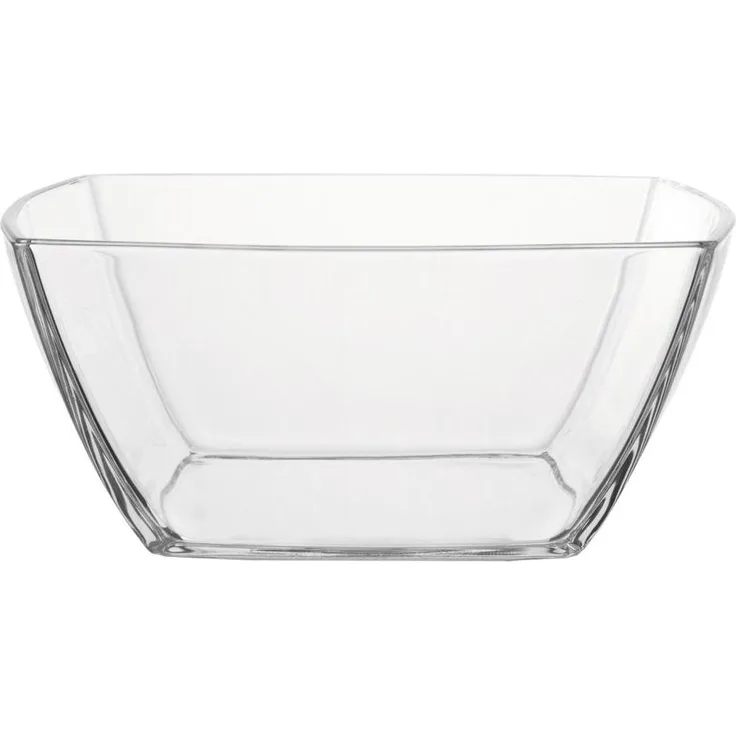 montana: :carré Schale, 4er Set, Servierschale, Schüssel, Glasschüssel, Glasschale, Glas, Ø 24 cm, 085121