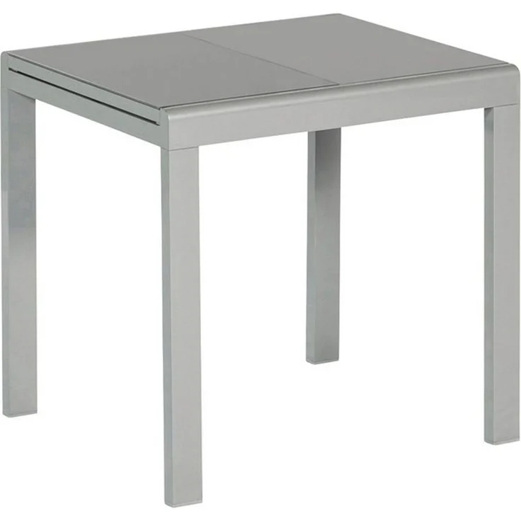 Semi Balkonausziehtisch, 80 (120) x 65 cm, silber – Bild 3