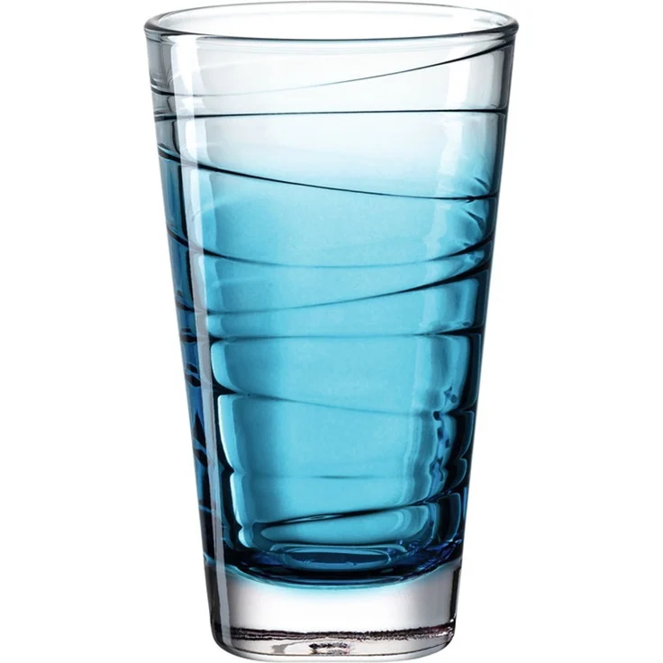 Leonardo 'Vario Struttura' Trinkglas, Kalk-Natron Glas, 280 ml, 6x Trinkglas, Mehrfarbig – Bild 2