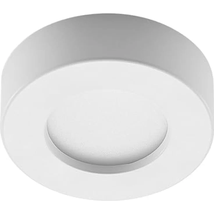 PRIOS LED Deckenleuchte Edwina, moderne Aluminiumlampe in Weiß, 1-flammig, ideal für Badezimmer und Wohnräume – Bild 1