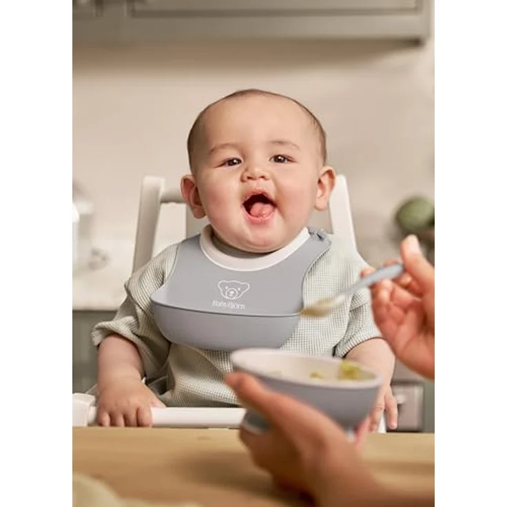 BabyBjörn Kindergeschirr, 3 Teile, Grau – Bild 4