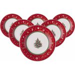 Villeroy & Boch Toy's Delight Frühstücksteller ø 21,5 cm Rot 6er Set