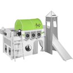 Tunnel 'Dragons Grün' für Hochbett, Spielbett und Etagenbett