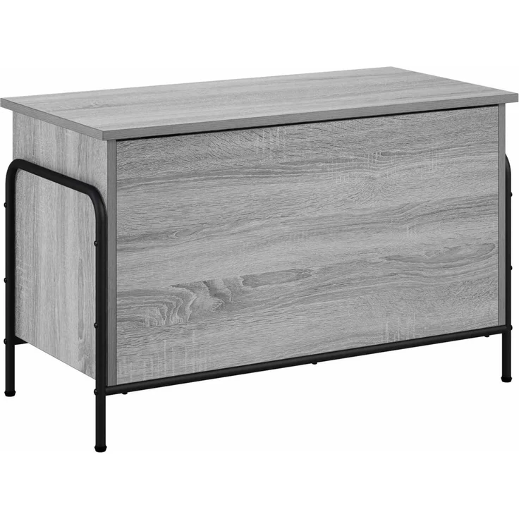 vidaXL Aufbewahrungsbox Sonoma-Grau 80 x 40 x 49,5 cm Holzwerkstoff 8013677 – Bild 5