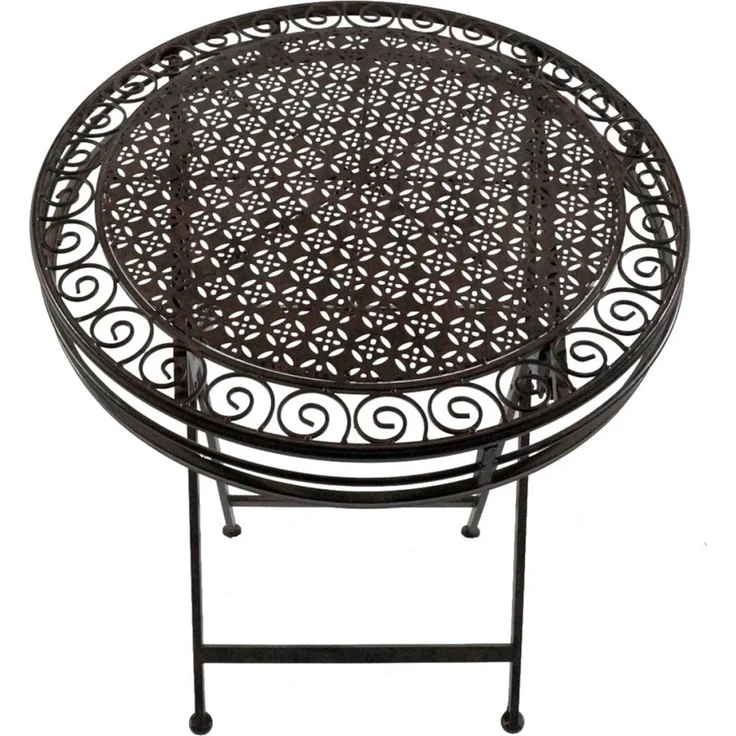 Tischset Santos aus Metall klappbar 3-tlg. - Gartenmöbel Sitzgarnitur – Bild 5