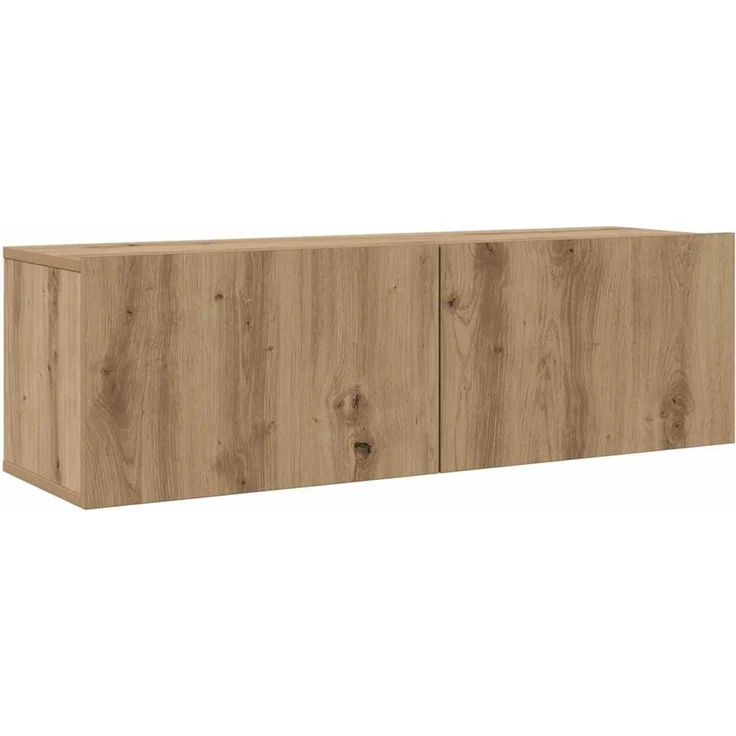 vidaXL TV-Schrankset Wandmontiert 5 pcs Artisan-Eiche Holzwerkstoff 3393197 – Bild 5