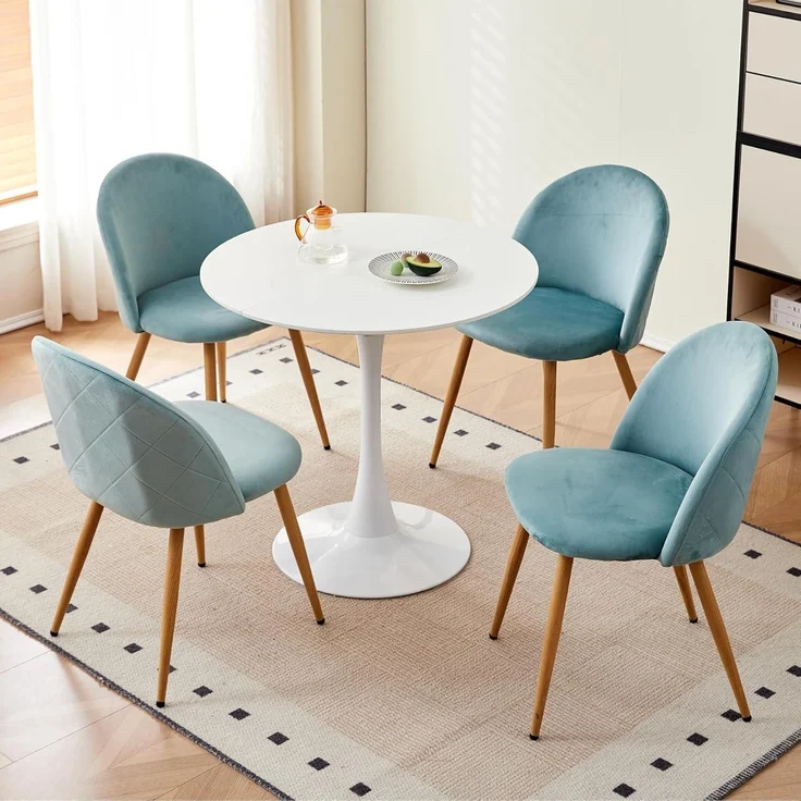 Esszimmerstuhl Samt Set Wohnzimmer Schlafzimmer Küche 2 4 Stühle – Bild 2