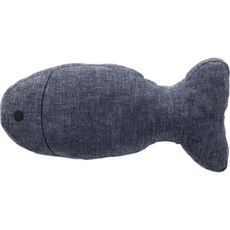 Dutch Decor Dekokissen gefüllter Fisch 'Fish' 45 x 22 cm Indian Teal - Blau – Bild 1