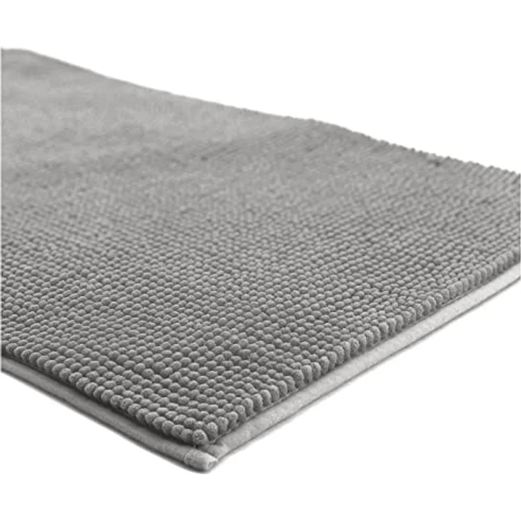 heimtexland Badematte Badvorleger Chenille Badteppich Duschvorleger, rutschhemmend beschichtet, Fußbodenheizung geeignet, 70, Polyester, rechteckig, 45x50 cm, Hochflor, super weich, extrem saugfähig, Maschinenwäsche – Bild 4