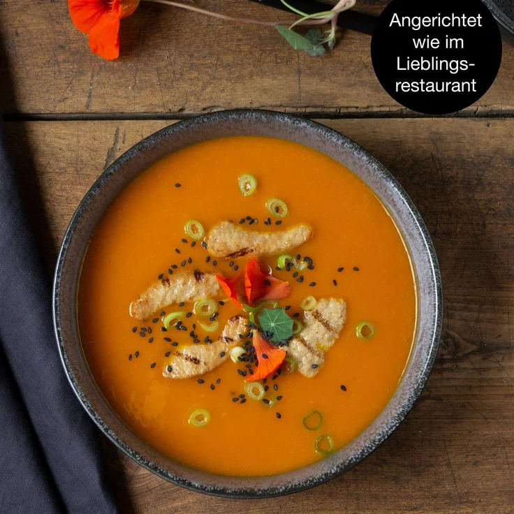 Moritz & Moritz VIDA 6tlg Suppenteller Anthrazit – Bild 7