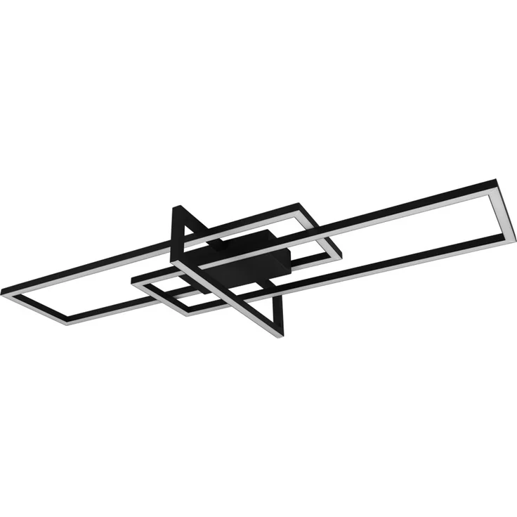 LED Deckenleuchte, schwarz matt, Switch Dimmer, L 100 cm – Bild 1