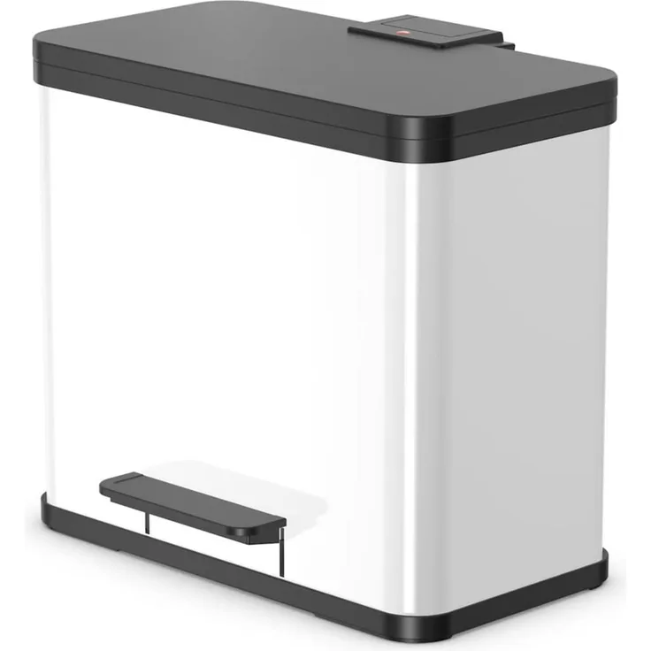 Hailo Tretmülleimer Oko Trio Plus Größe L 3×9L Weiß 0633-230 415433