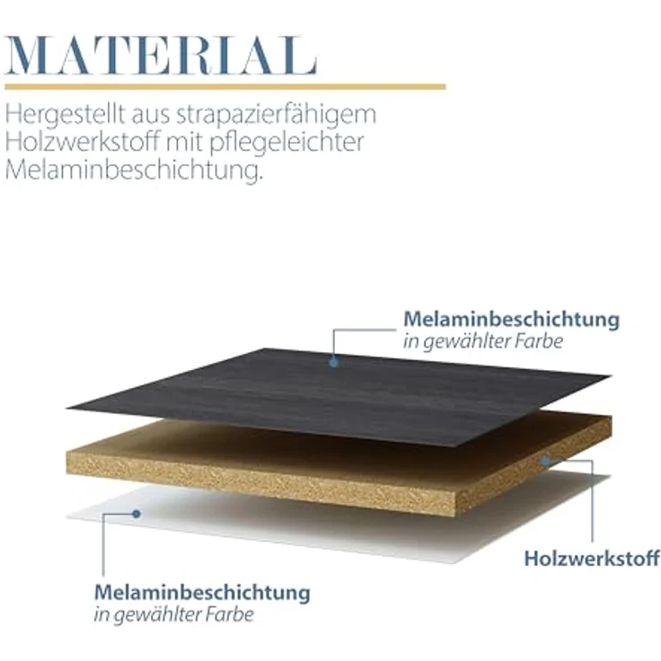 Planetmöbel Badmöbel-Set Badmöbel Set Nyx Waschtisch 50 cm Wotan Eiche / Anthrazit, (50cm Waschtisch, 1-St), Badezimmer Waschtisch 50 cm – Bild 5