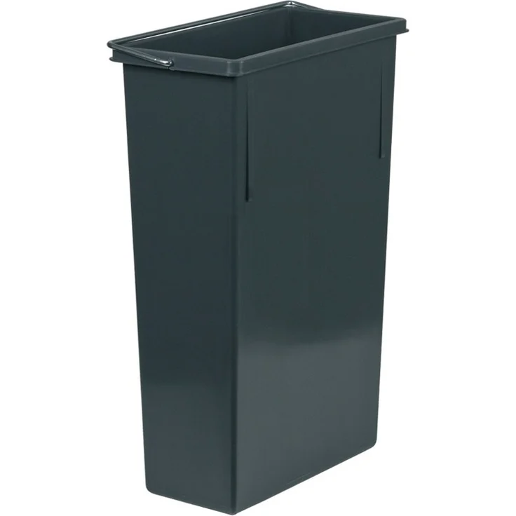 HAILO 1082479 Ersatzeimer 7 L mit Metallbügel grau für TANDEM 2-fach Abfallsorter / Hailo TA Swing 30.2/31 / Eimer / Mülleimer / Abfalleimer / Einsatz – Bild 2