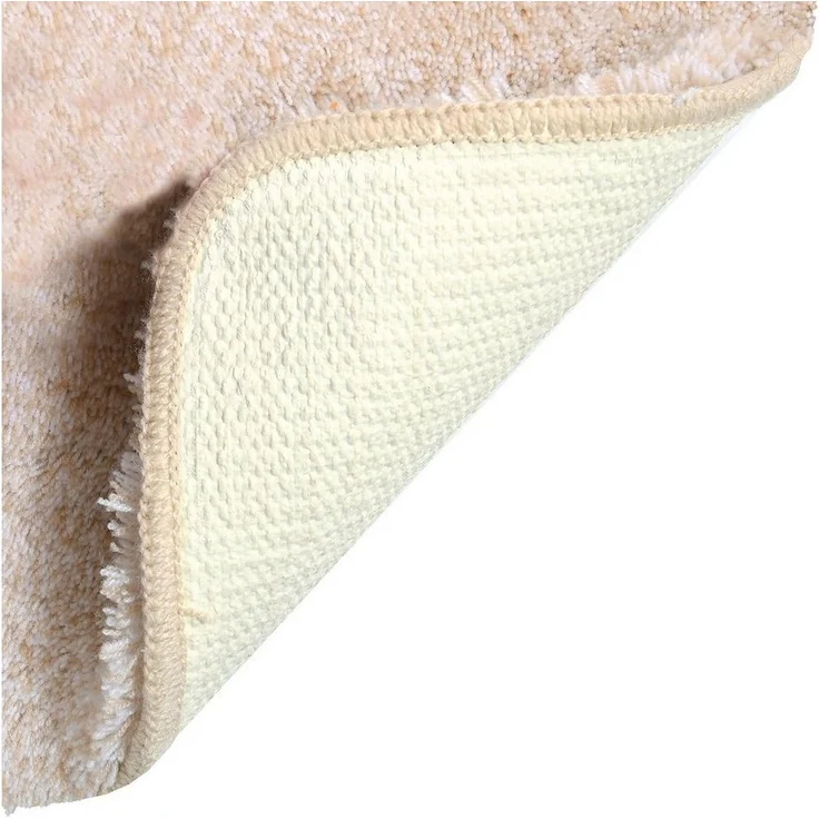 spirella Badematte BRIZZOLO, quadratisch mit Toiletten-Ausschnitt, Höhe: 30 mm, Badteppich Hochflor, Velours meliert, 100% Acryl, Anti-Rutsch Beschichtung, für Fußbodenheizung geeignet, mit Toiletten-Ausschnitt, waschbar 40°, schnelltrocknend, 55 x 55 ... – Bild 2