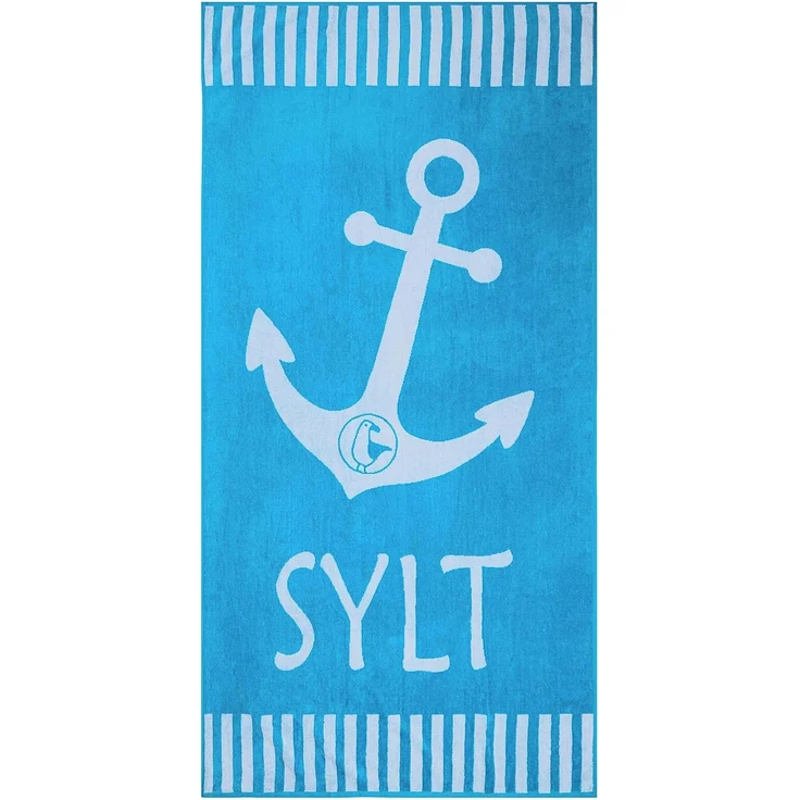 Schietwetter Strandtuch Unisex Kinder Strandhandtuch "Sylt" 180x88cm, Stoff, schnelltrocknend – Bild 1