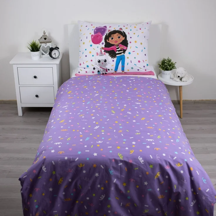 Gabby’s Dollhouse Bettwäsche Set 140 x 200 cm und 70 x 90 cm aus Baumwolle – Bild 3