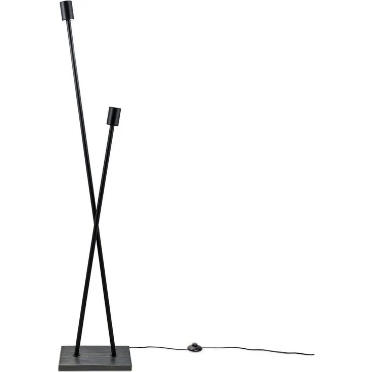 Paco Home Stehlampe IKS, ohne Leuchtmittel, Stehlampe LED Lampe Wohnzimmer Vintage Retro Industrial Design E27