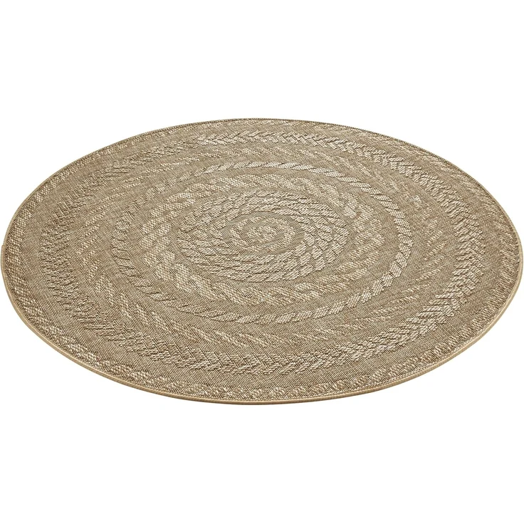 NORTHRUGS Teppich Almendro, rund, Höhe: 6 mm, Sisal Optik, Robust, Pflegeleicht, Flachgewebe – Bild 7