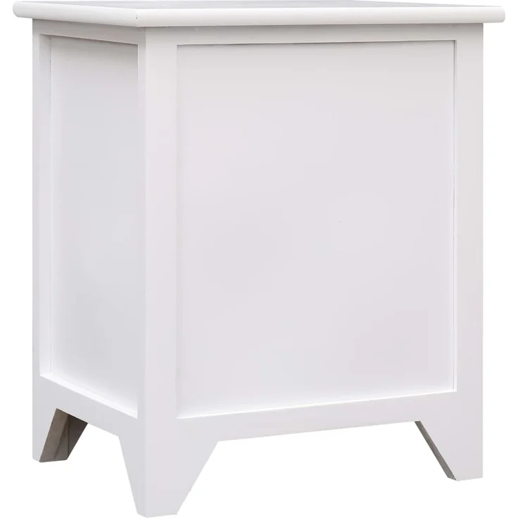vidaXL Nachttische 2 Stk. mit 2 Schubladen Weiß 242043 – Bild 5