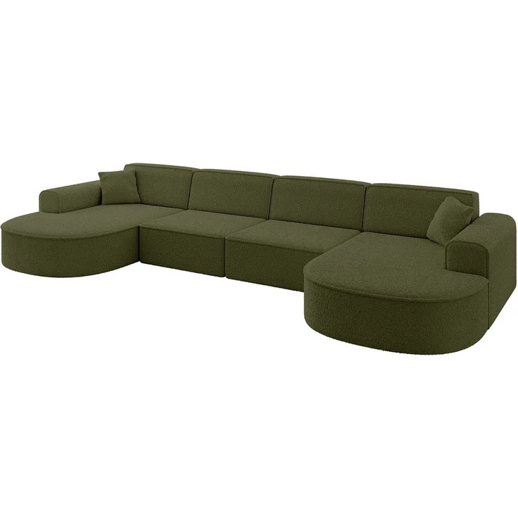 ALTDECOR Wohnlandschaft MARI-U2, Sofa Praktische Bequeme Funktionsecke Couch U-Form Eckcouch, Corner Sofa U-Form Vielseitige Sofa Wohnlandschaft Wohnzimmer