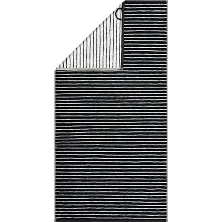 Cawö Handtücher Black&White Ringel 6280, 100% Baumwolle (1-St) – Bild 2