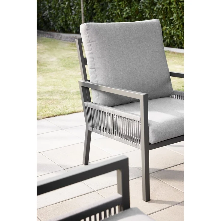 Primaster Gartenmöbel-Set Tarent Alu Sitzgruppe Lounge Set wetterfest – Bild 2