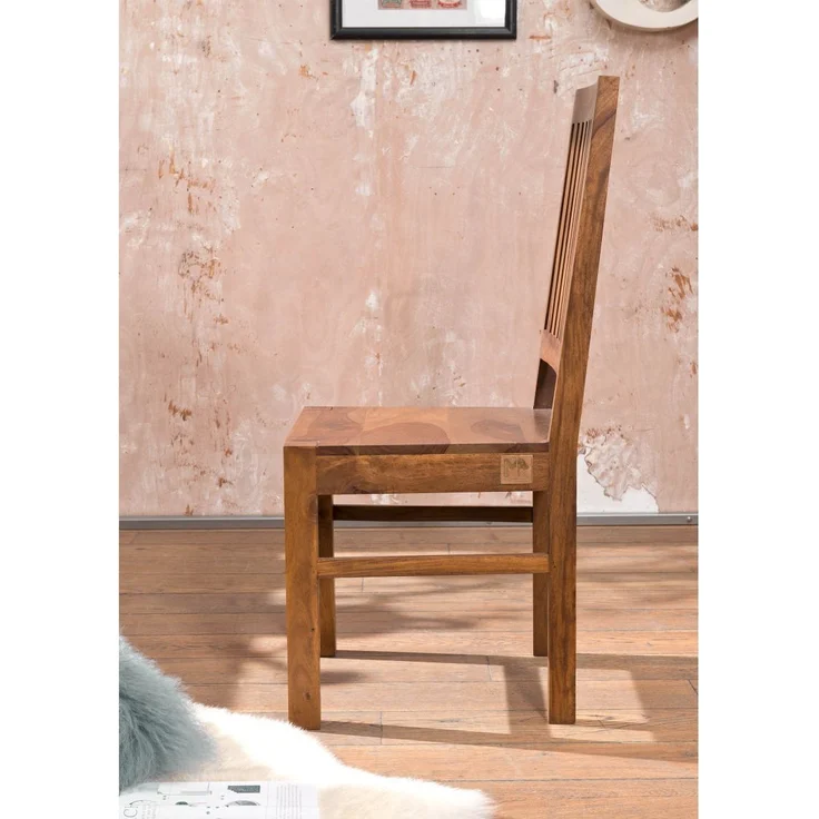 Stuhl Sheesham 45x45x100 noble unique lackiert SYDNEY #132 – Bild 4
